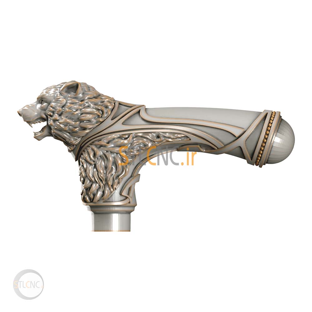 Cane handle with bear head design HAN-100