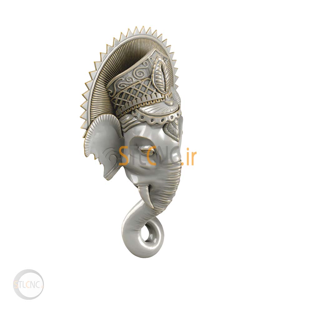 Indian elephant head ANI-154 - 2