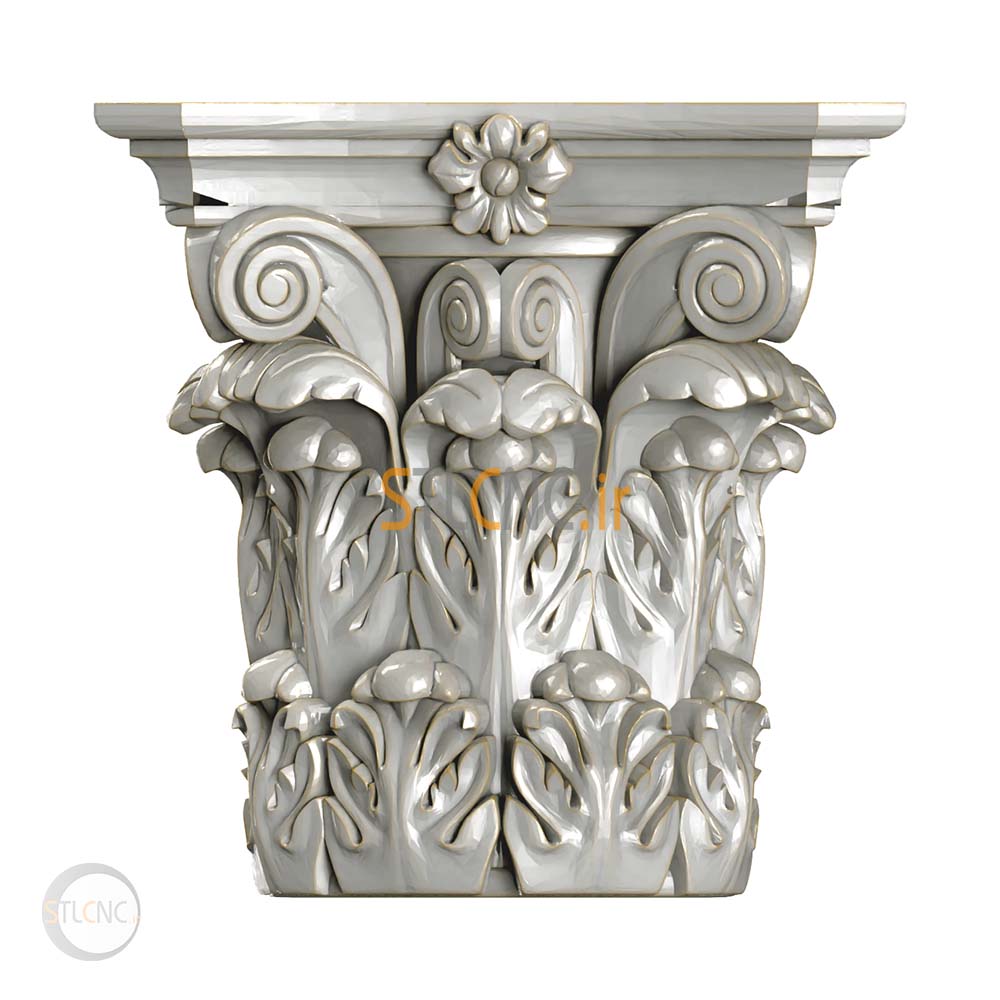 Chapiters and Corbels 3D Models - 2