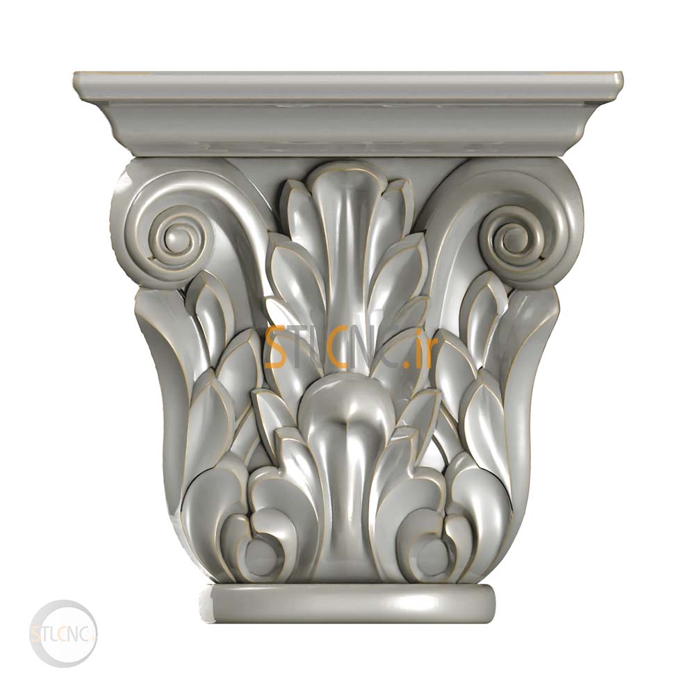 Chapiters and Corbels 3D Models COR-102 - 2