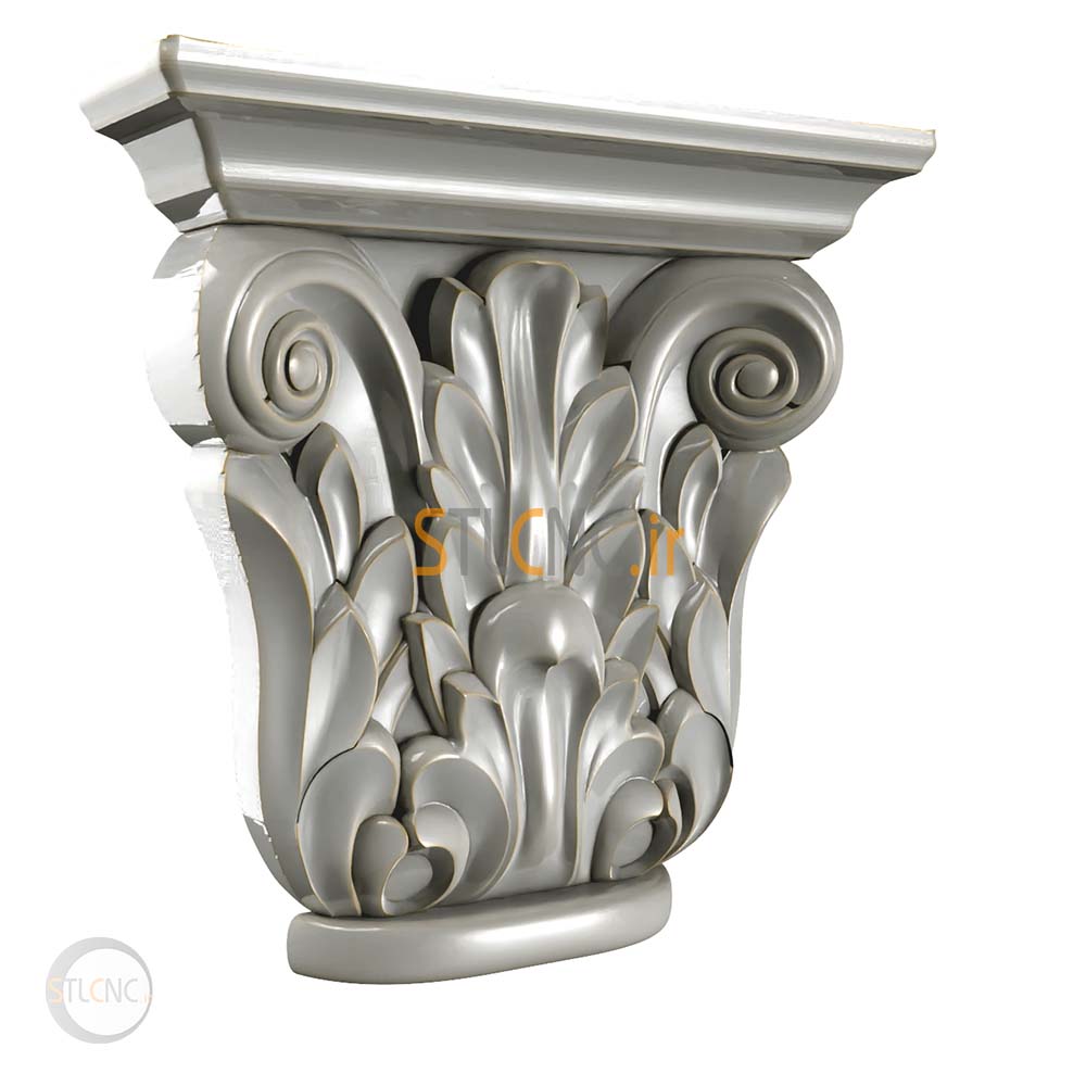 Chapiters and Corbels 3D Models COR-102