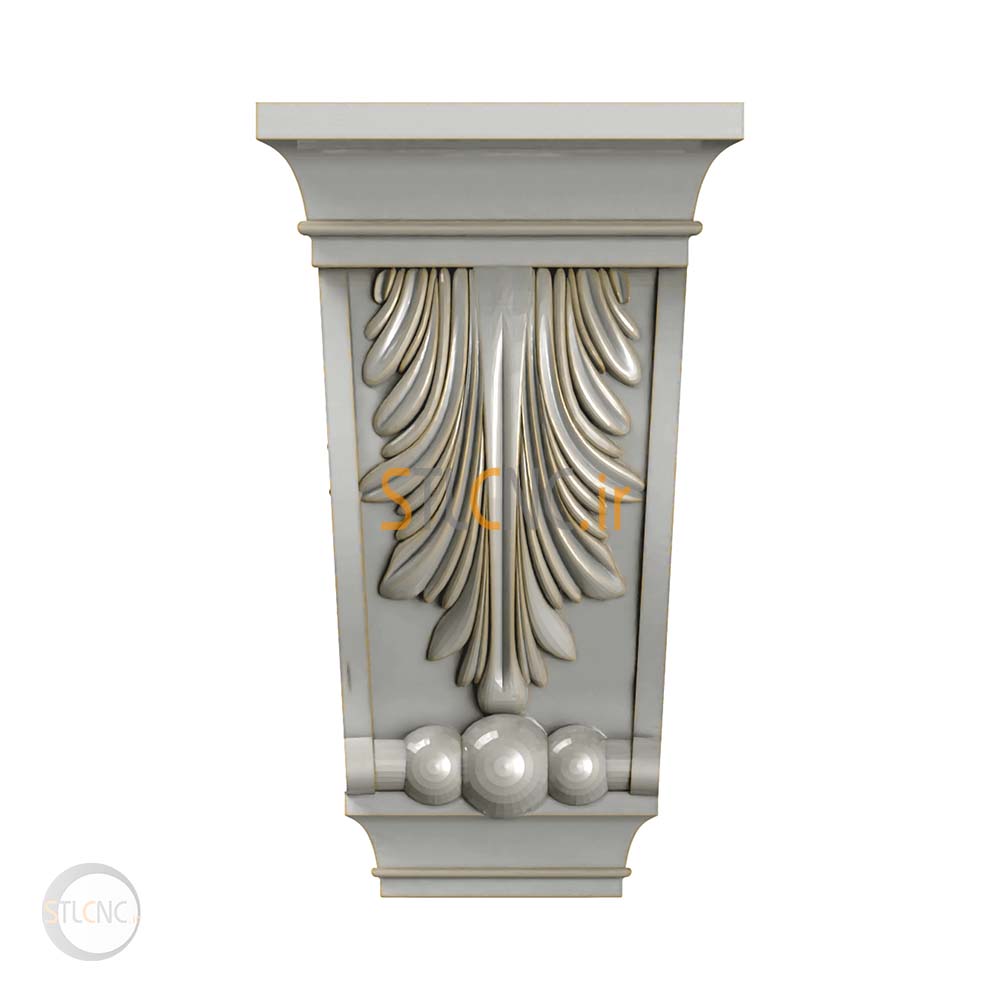 Chapiters and Corbels 3D Models COR-105 - 2