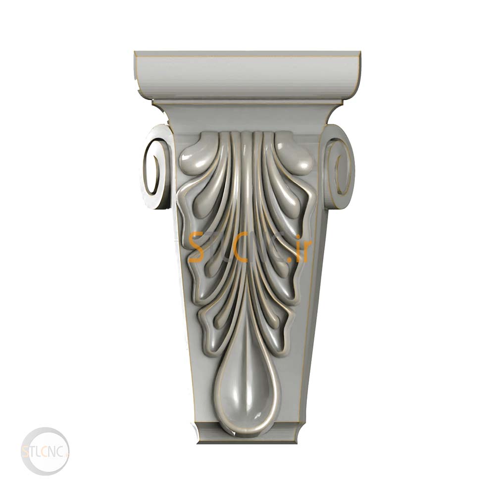 Chapiters and Corbels 3D Models COR-108 - 2