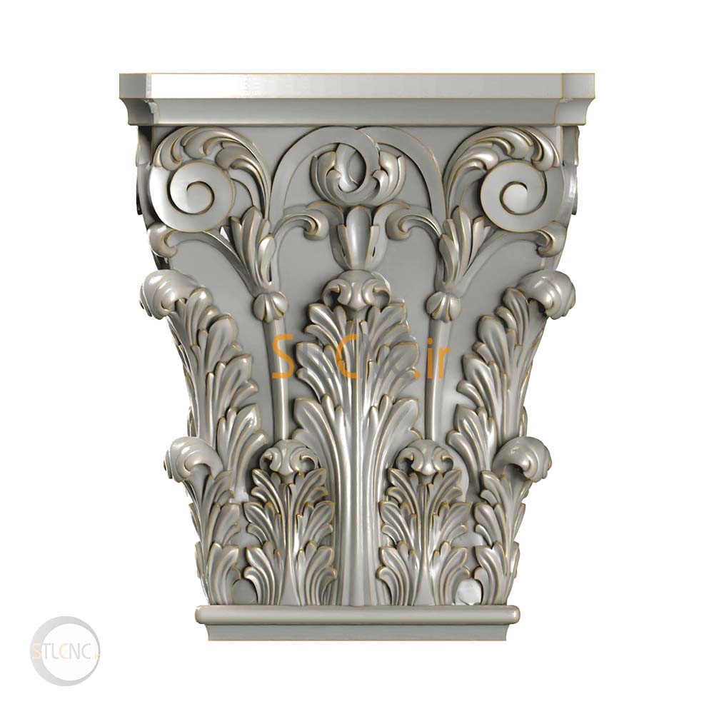 Chapiters and Corbels 3D Models COR-112 - 2