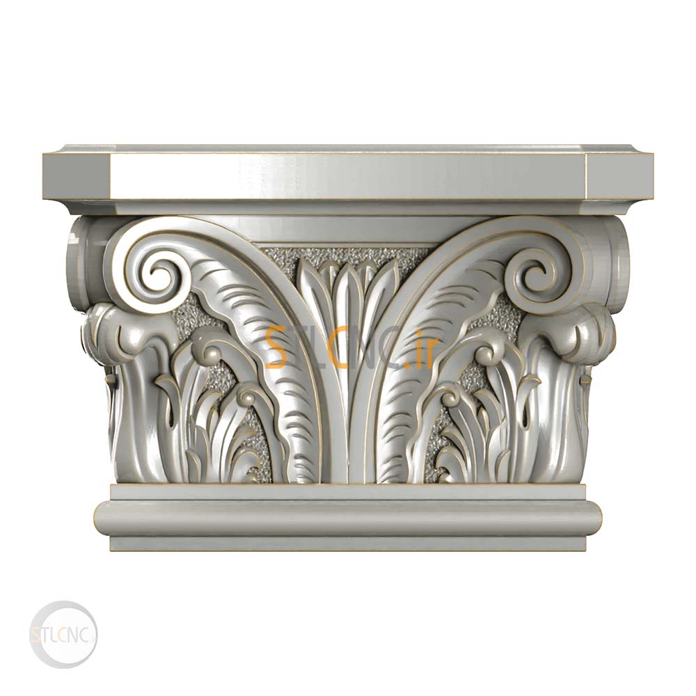 Chapiters and Corbels 3D Models COR-152 - 2