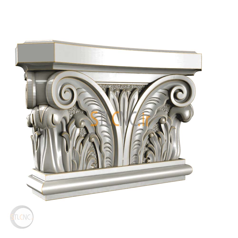 Chapiters and Corbels 3D Models COR-152