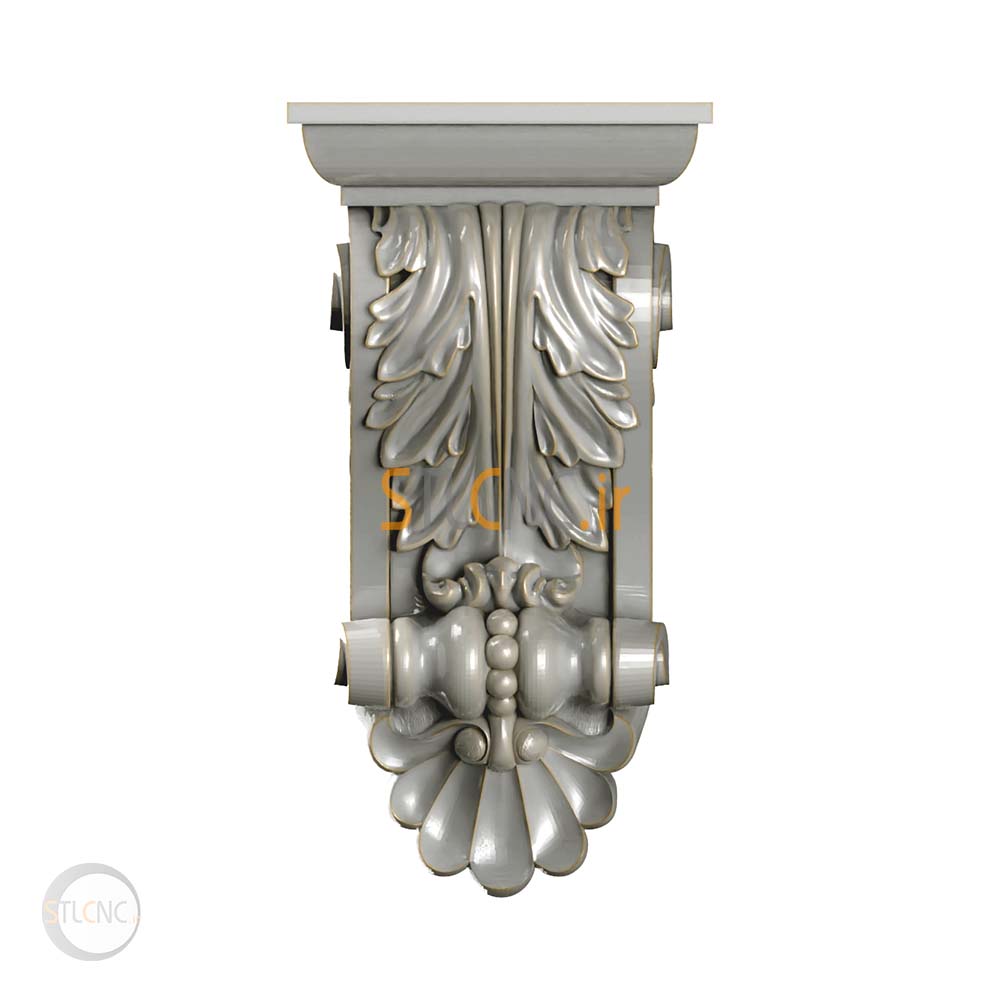 Chapiters and Corbels 3D Models COR-168 - 2