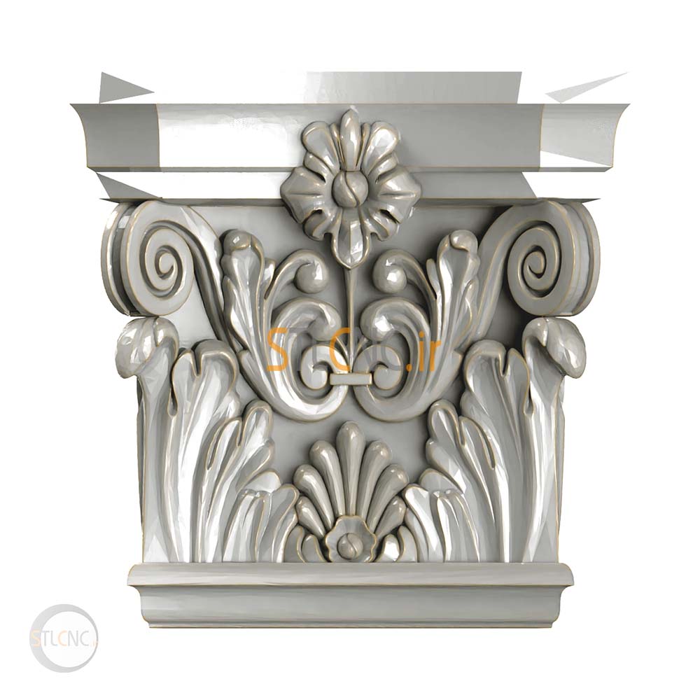 Chapiters and Corbels 3D Models COR-182 - 2