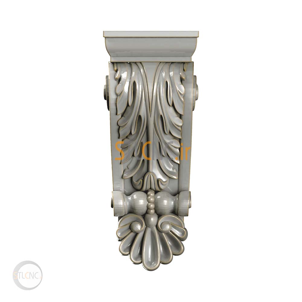 Chapiters and Corbels 3D Models COR-197 - 2