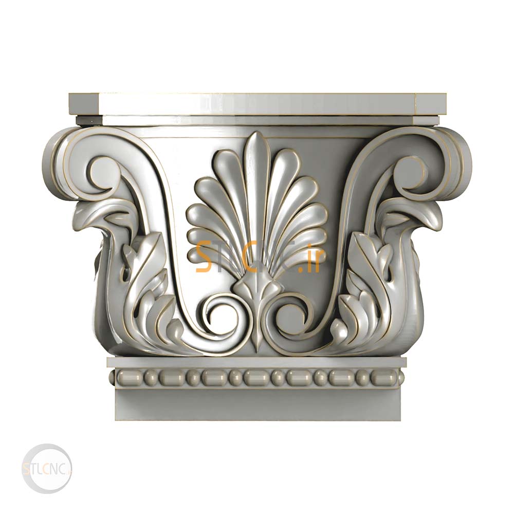 Chapiters and Corbels 3D Models COR-204 - 2