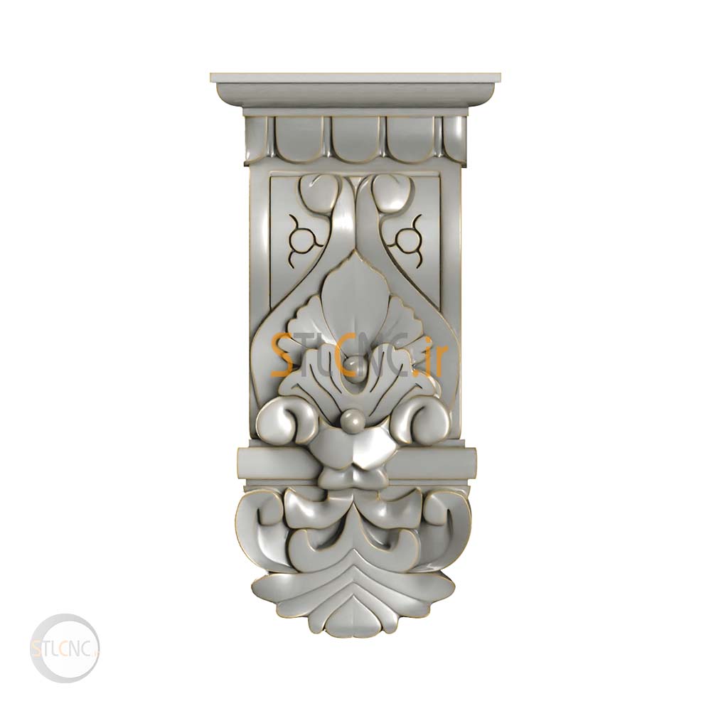 Chapiters and Corbels 3D Models COR-209 - 2