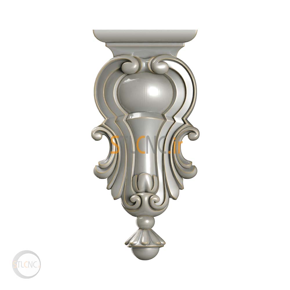 Chapiters and Corbels 3D Models COR-214 - 2