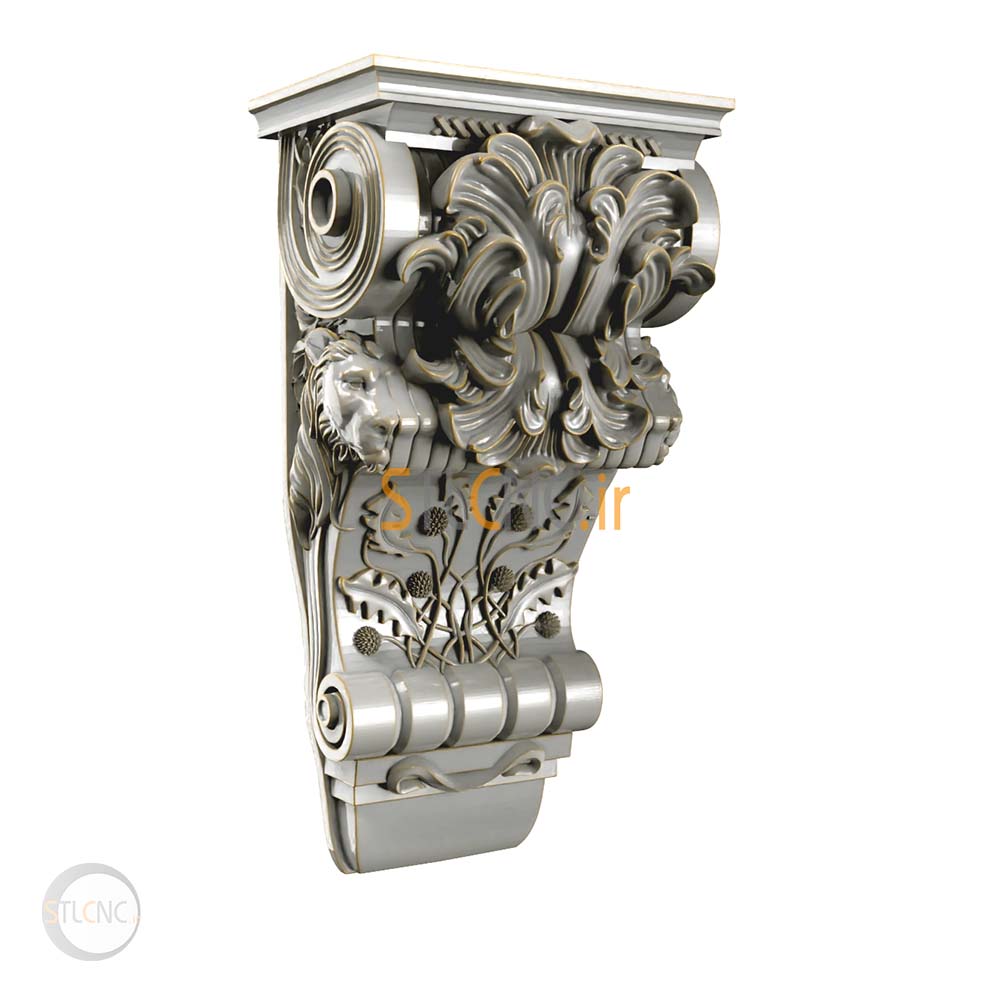 Chapiters and Corbels 3D Models COR-220