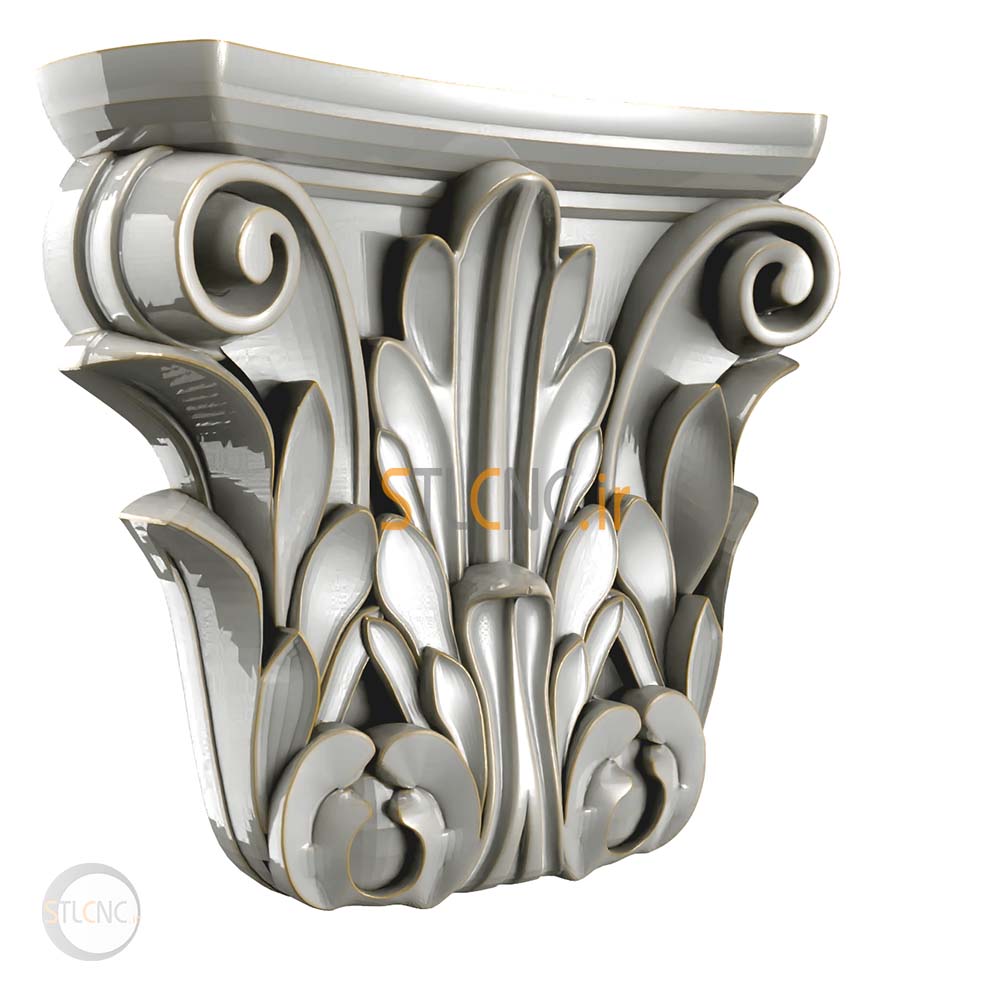 Chapiters and Corbels 3D Models COR-257