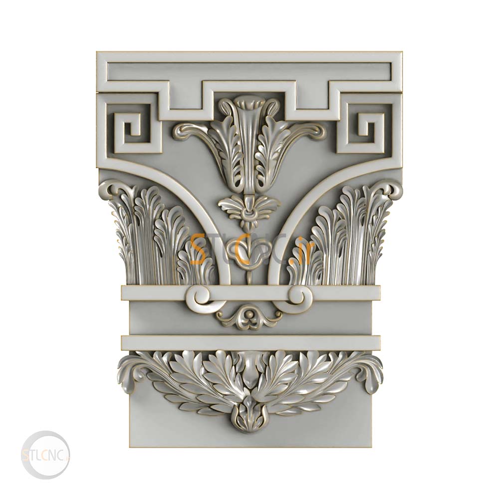 Chapiters and Corbels 3D Models COR-261 - 2