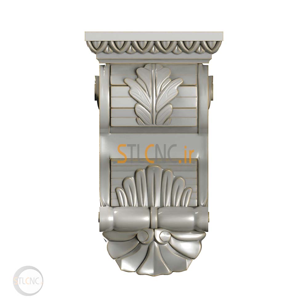 Chapiters and Corbels 3D Models COR-280 - 2