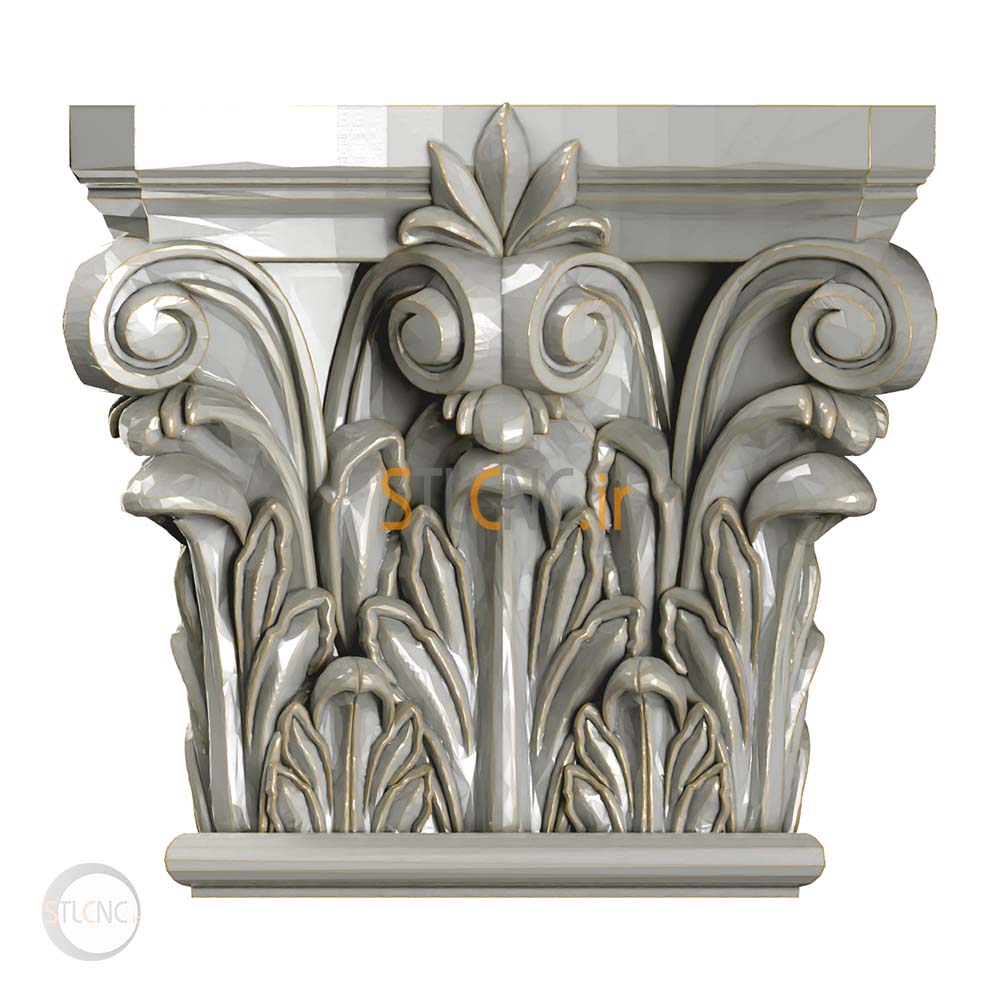 Chapiters and Corbels 3D Models COR-335 - 2