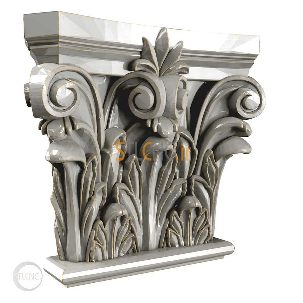 Chapiters and Corbels 3D Models COR-335