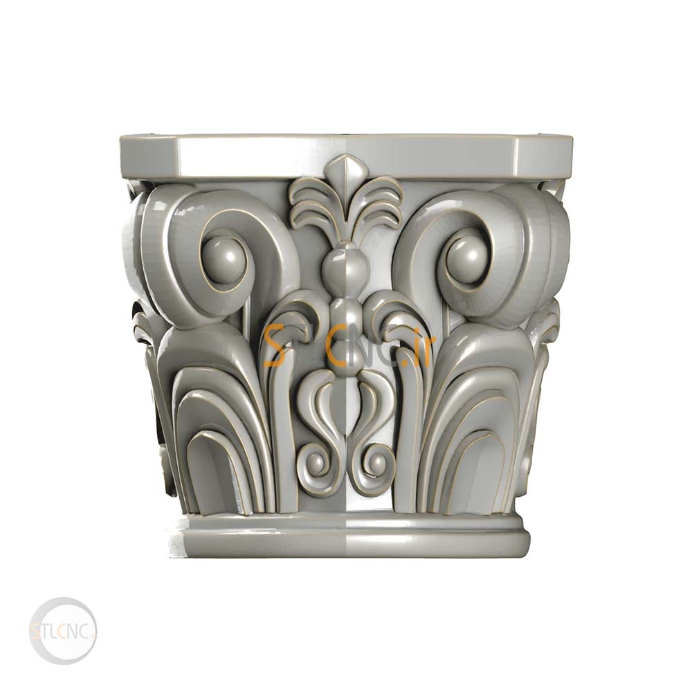 Chapiters and Corbels 3D Models COR-336 - 2