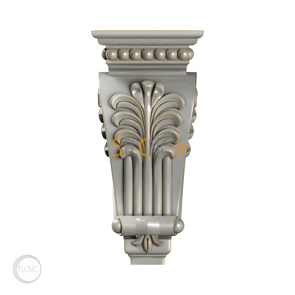 Chapiters and Corbels 3D Models COR-344 - 2