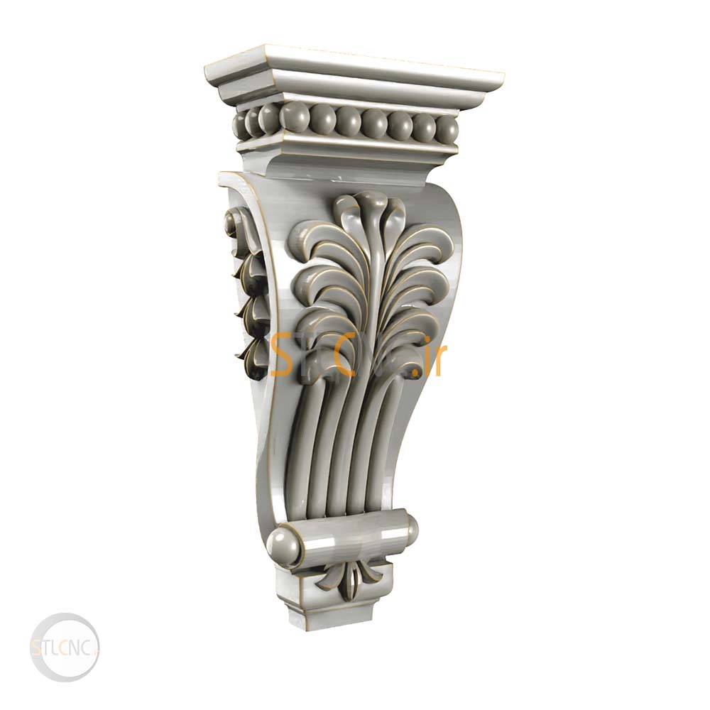 Chapiters and Corbels 3D Models COR-344