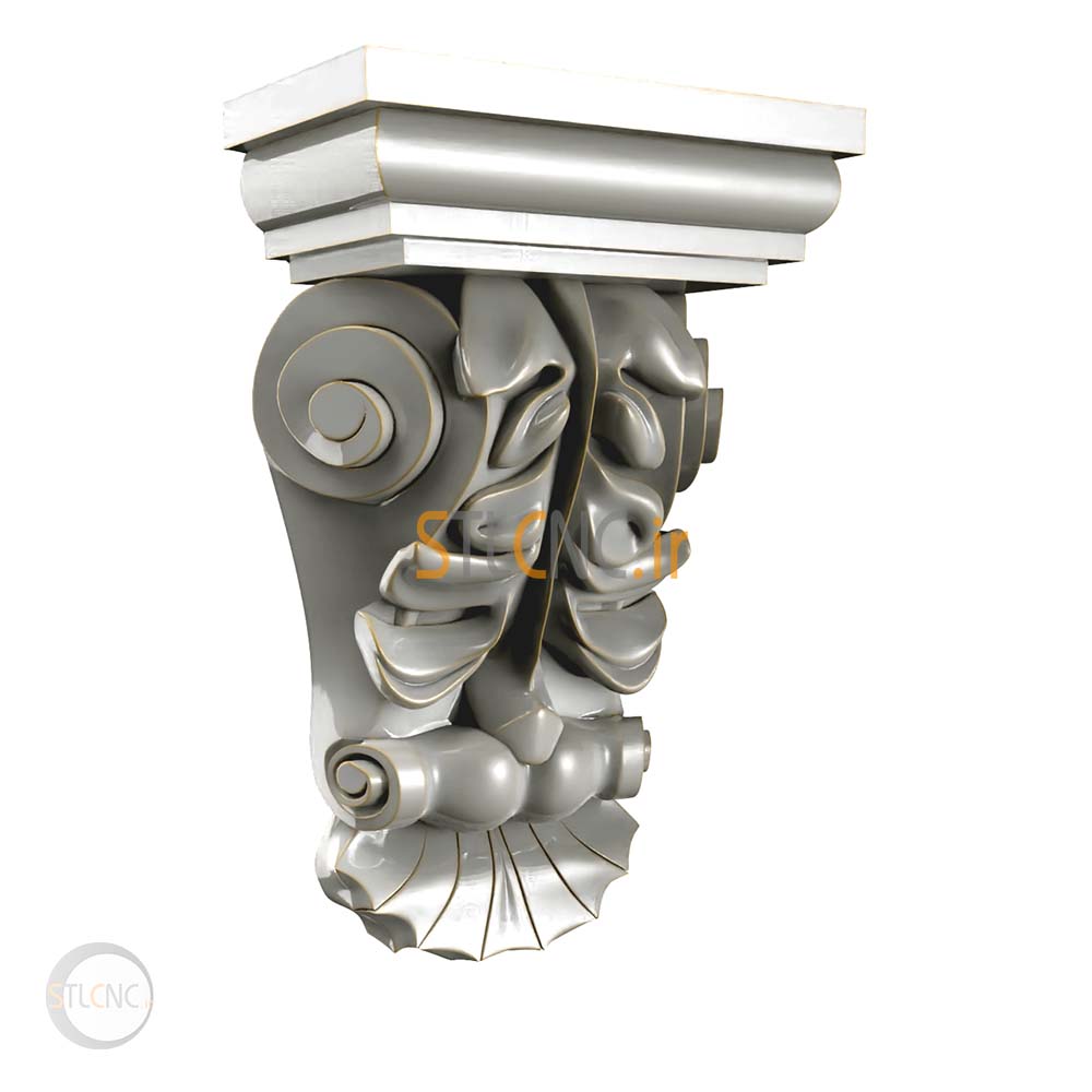 Chapiters and Corbels 3D Models COR-348