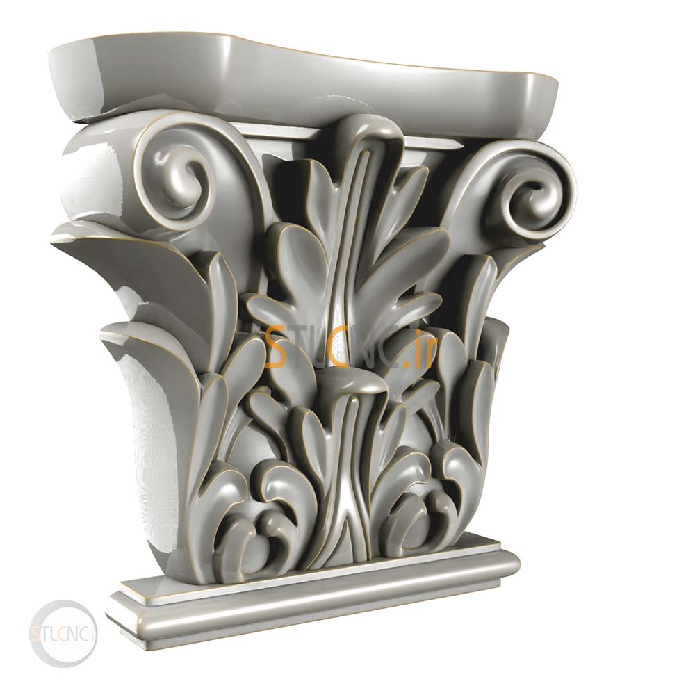 Chapiters and Corbels 3D Models COR-349