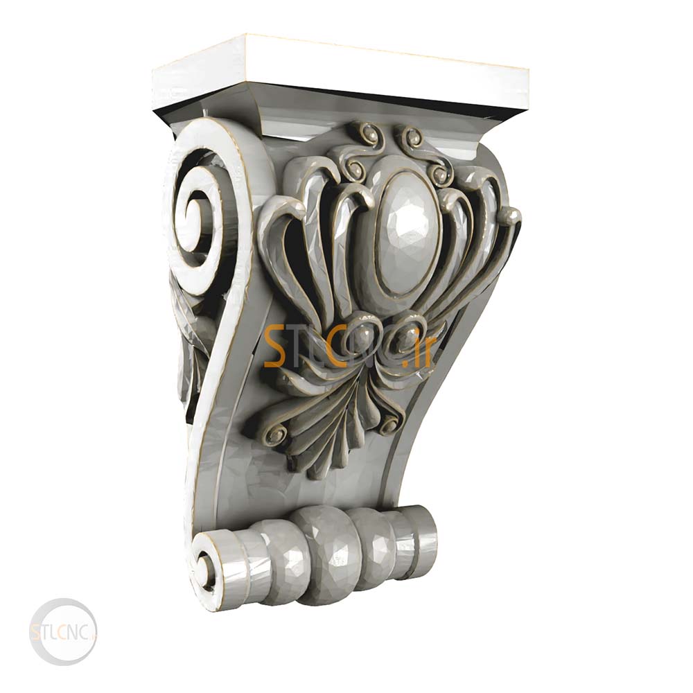 Chapiters and Corbels 3D Models COR-354