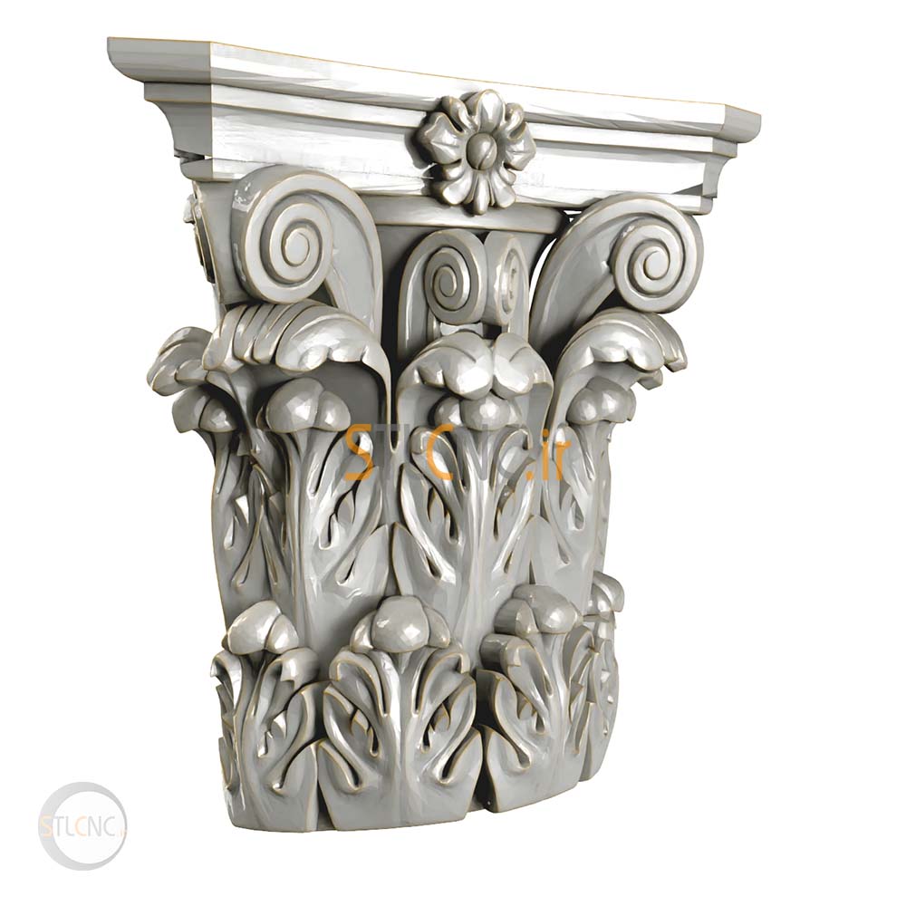 Chapiters and Corbels 3D Models