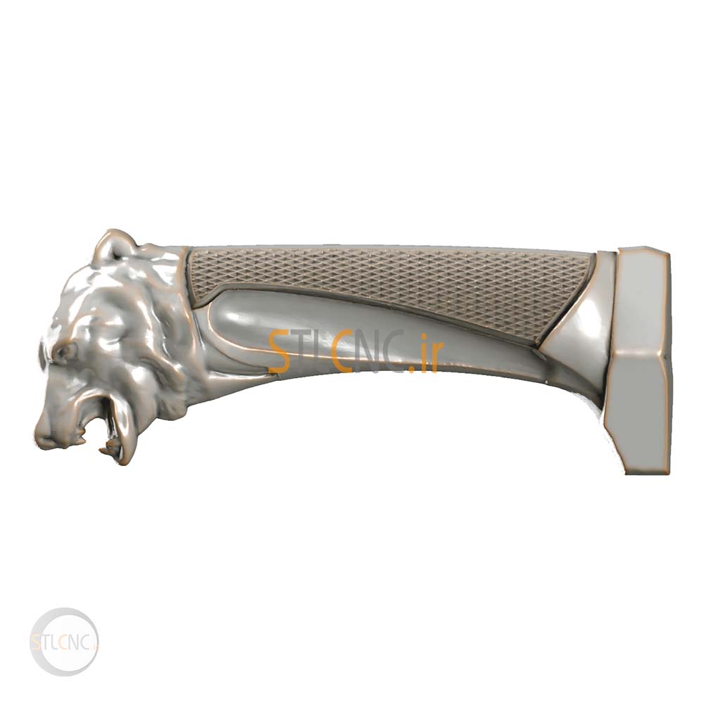 Bear head design knife handle EQU-119