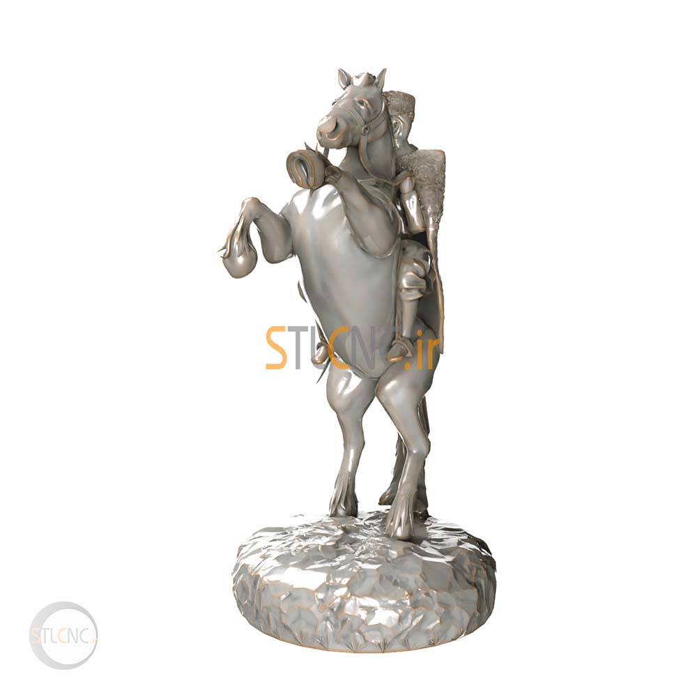 Warrior man and horse FIG-162 - 2