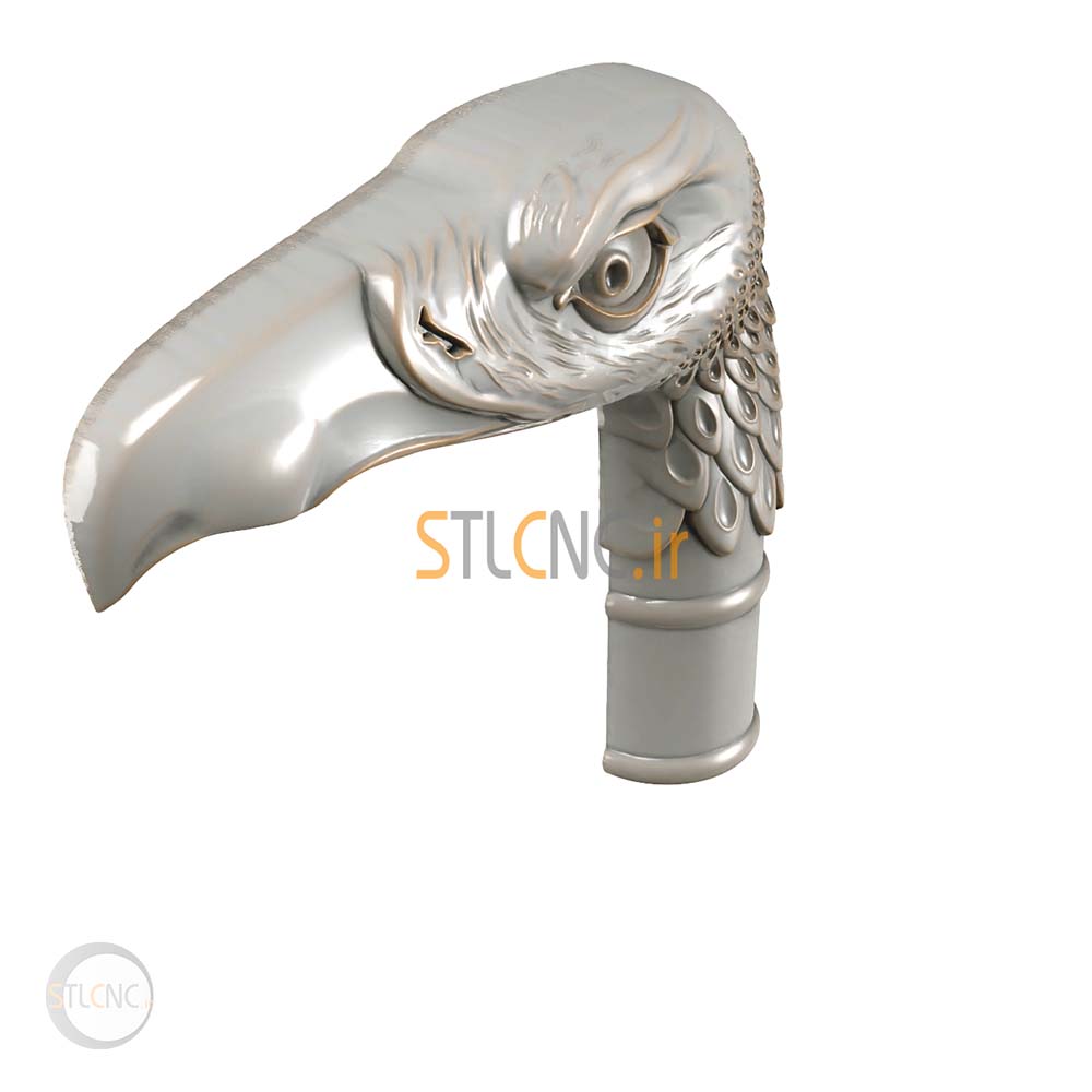 Cane handle with bird head design HAN-102 - 2