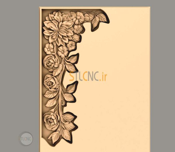 طرح سه بعدی سی ان سی سنگ مزار TOM-102 - تصویر 4