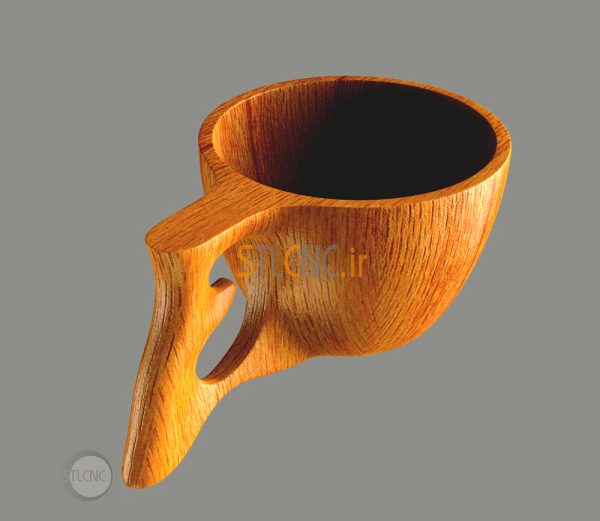 طرح سه بعدی سی ان سی ظرف چوبی WDS-103 - تصویر 4